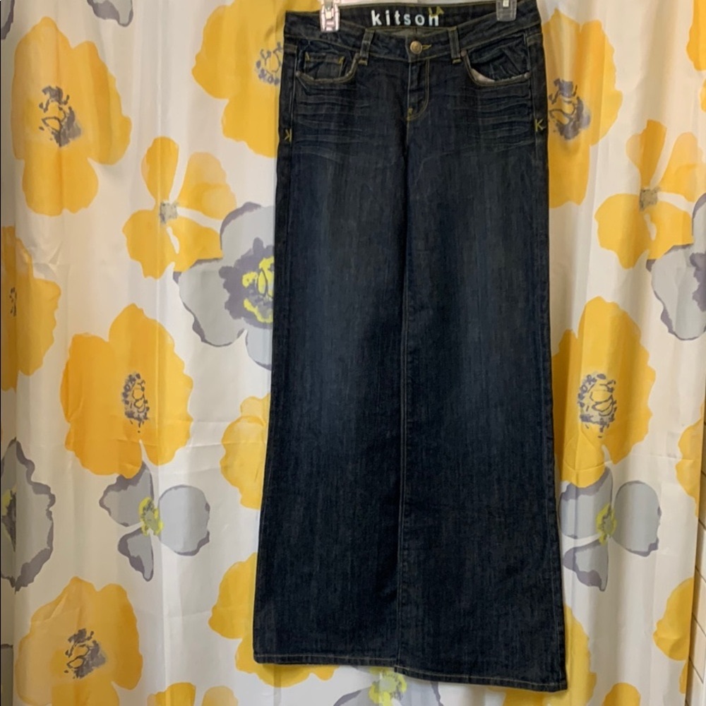 Kitson Women's Dark Blue Jeans